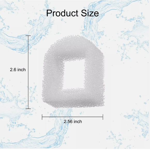 PetSafe Drinkwell Fountain Replacement Carbon Filters w/ 6 Foam Pre-Filters New - Picture 3 of 8